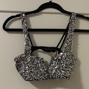 Free People sequin bralette